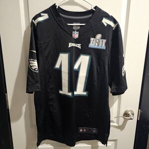 Nike #11 Carson Wentz Philadelphia Eagles Super Bowl 52  On Field Jersey Size M